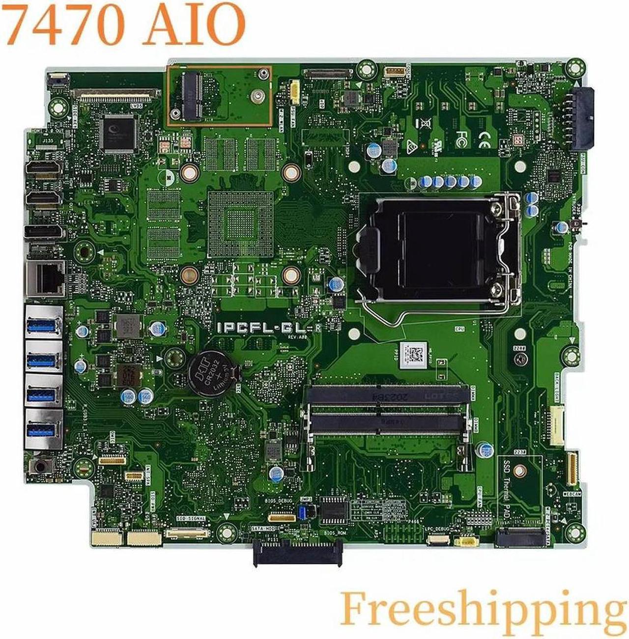 CN-0WC7KF For  7470 AIO Motherboard IPCFL-GL 0WC7KF WC7KF LGA1151 DDR4 Mainboard 100% Tested Fully Work