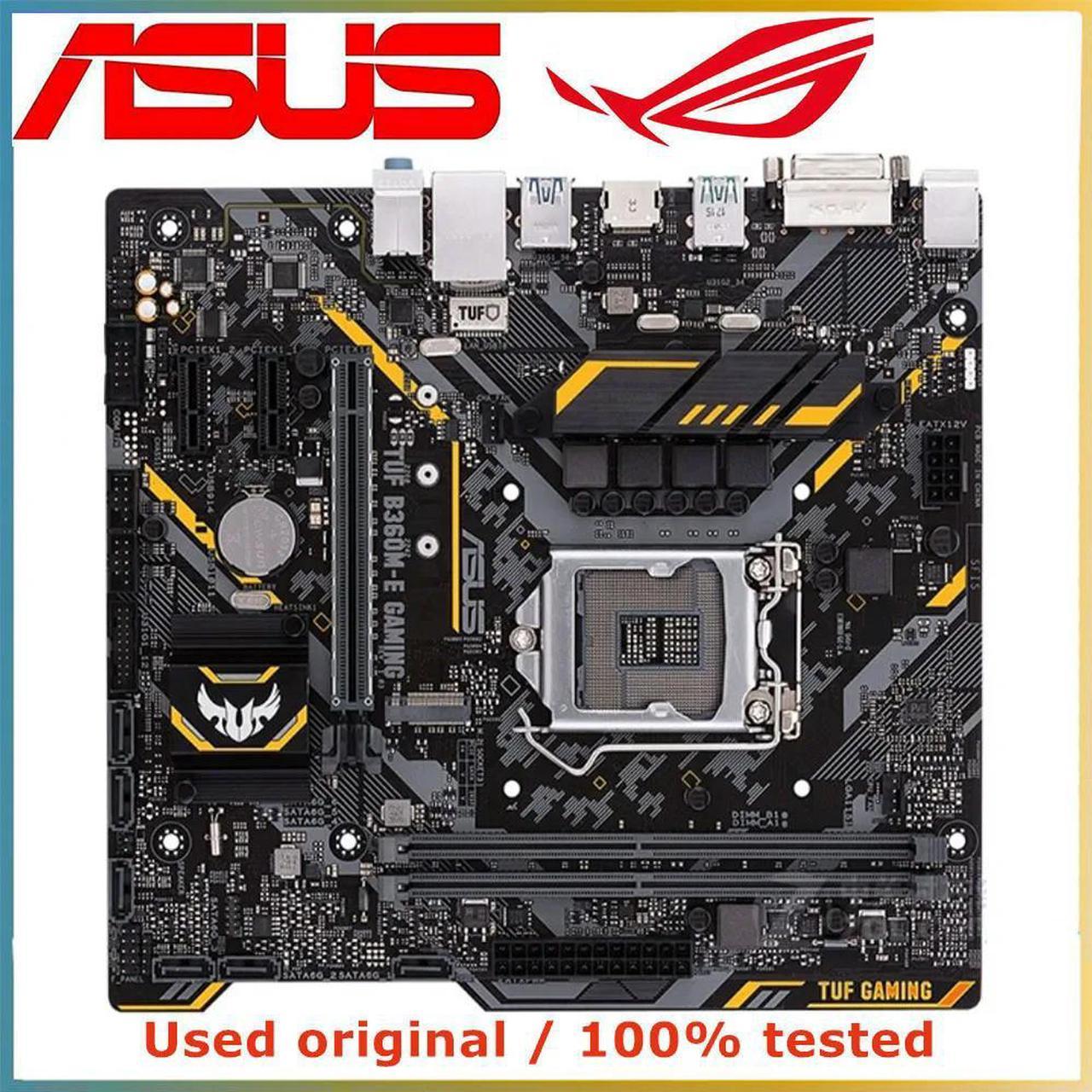 For TUF B360M-E GAMING Computer Motherboard LGA 1151 DDR4 64G For B360 Desktop Mainboard SATA III PCI-E 3.0 X16