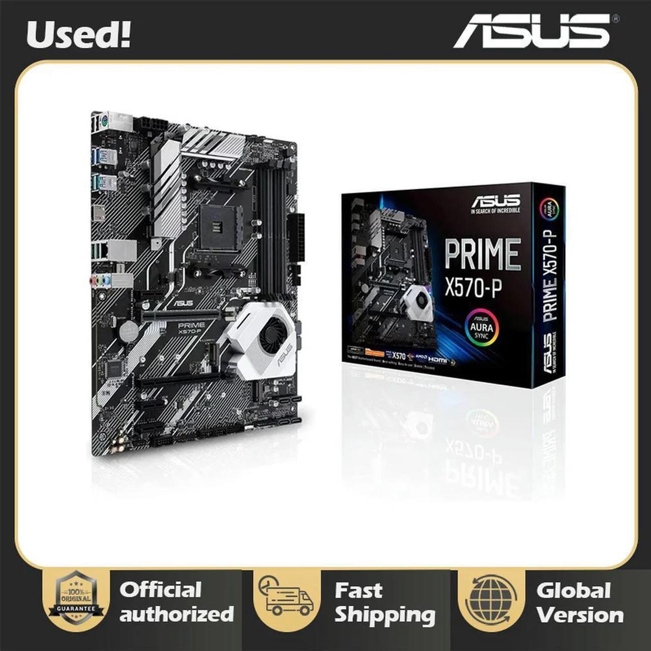 Prime X570-P Ryzen 3 AM4 with PCIe Gen4, Dual M.2 HDMI, SATA 6GB/s USB 3.2 Gen 2 ATX Motherboard