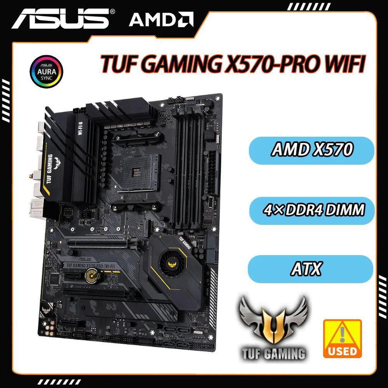 X570 Motherboard TUF GAMING X570-PRO (WI-FI) Supports Ryzen 5 5600G 5600/Ryzen 7 5700x3d 58003xd 5700x 5800x/Ryzen 9 5950X