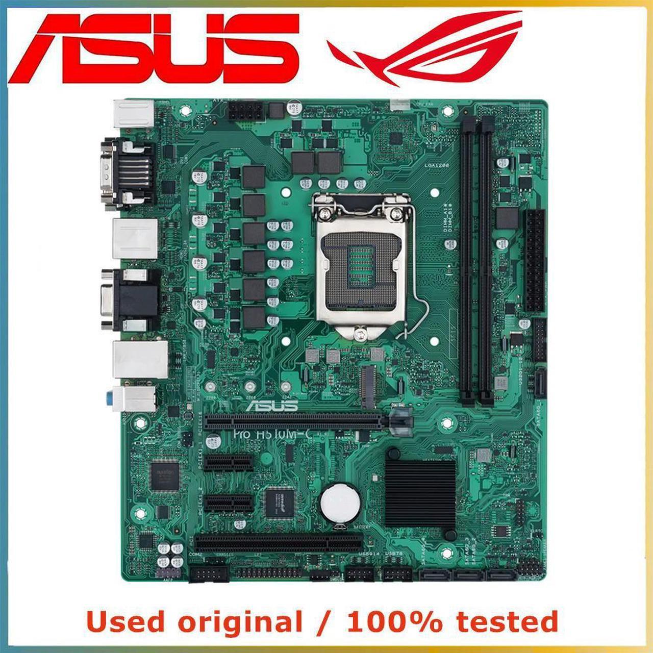 For Pro H510M-C/CSM Computer Motherboard LGA 1200 DDR4 64G For H510 Desktop Mainboard M.2 NVME PCI-E 3.0 X16