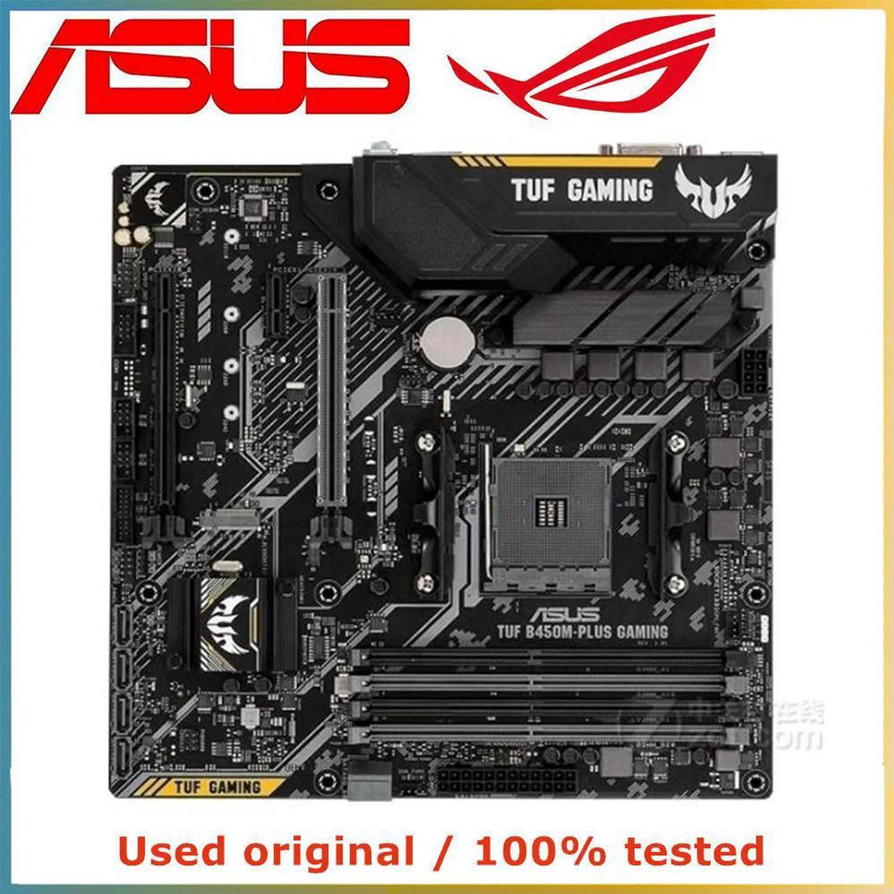 For B450 For TUF B450M-PLUS GAMING Computer Motherboard AM4 DDR4 128G Desktop Mainboard  SATA III USB PCI-E 3.0 X16