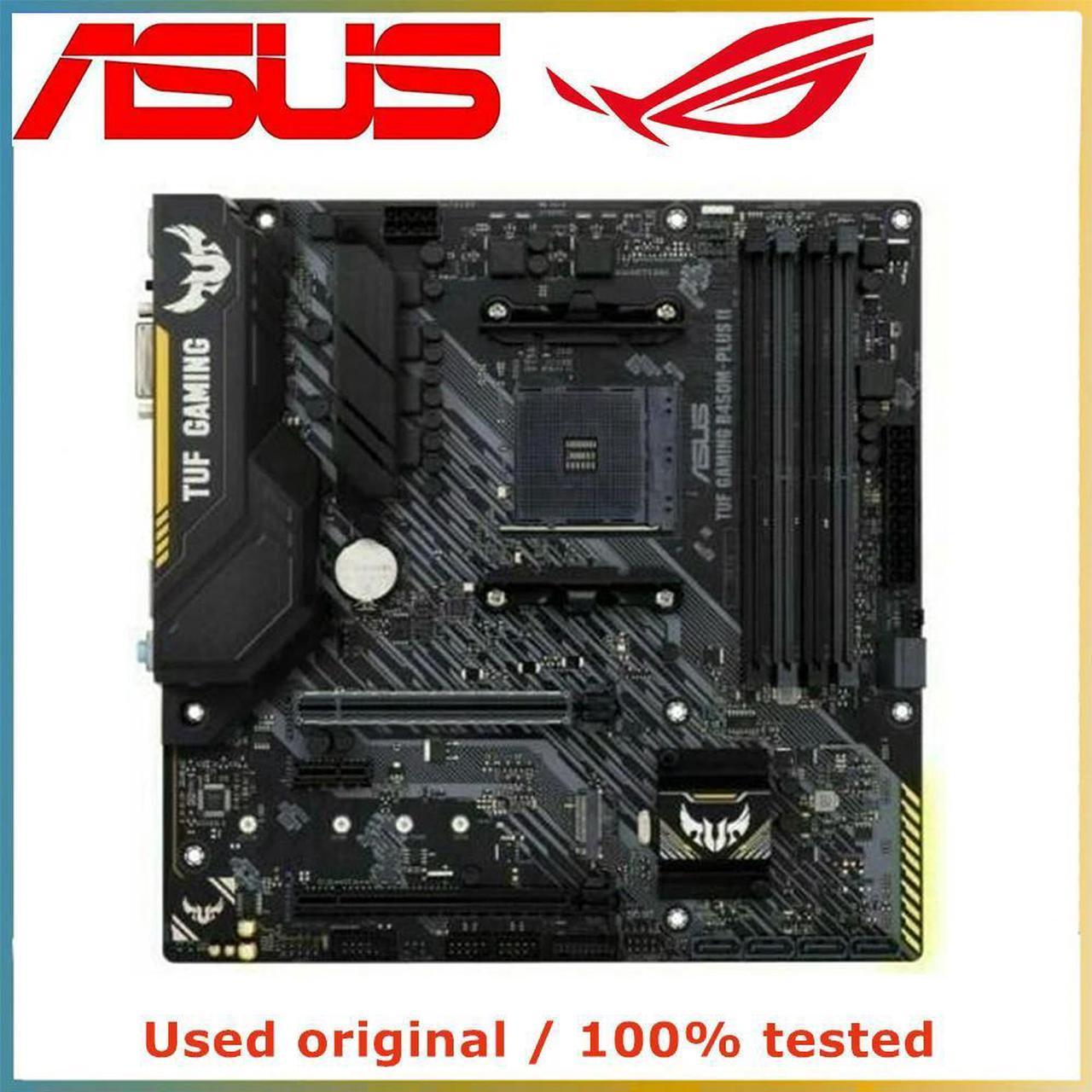 For B450 For TUF GAMING B450M-PLUS II Computer Motherboard AM4 DDR4 128G Desktop Mainboard  SATA III USB PCI-E 3.0 X16