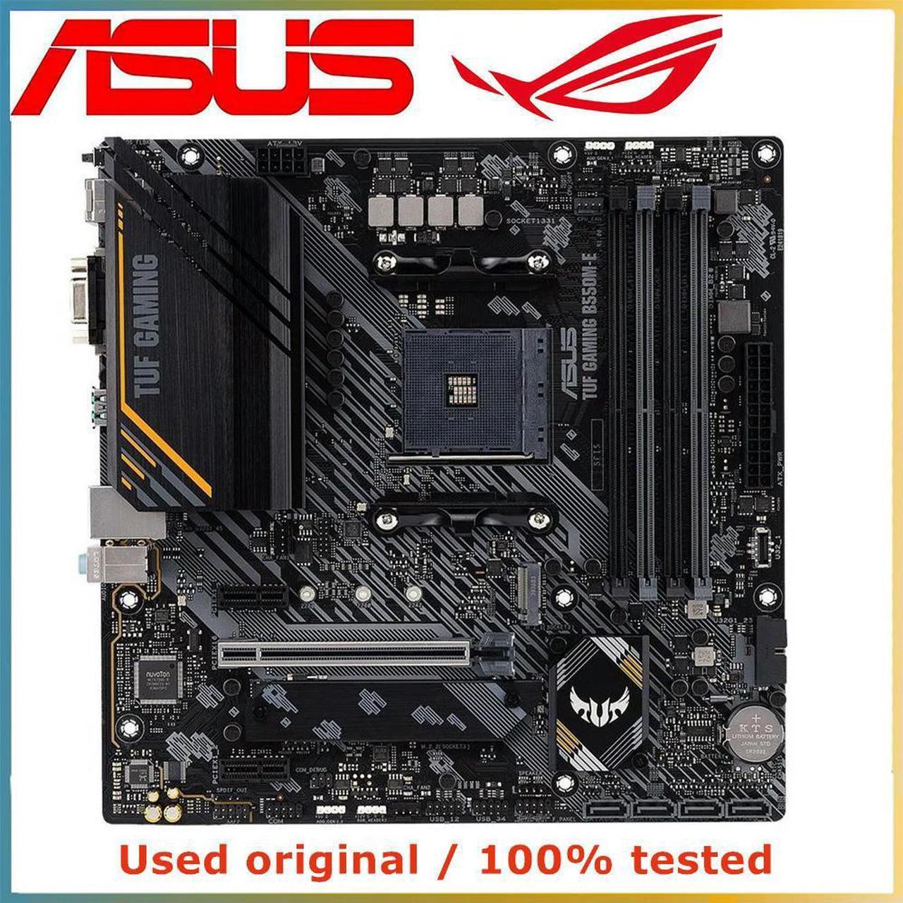 For B550 For TUF GAMING B550M-E Computer Motherboard AM4 DDR4 128G Desktop Mainboard M.2 NVME