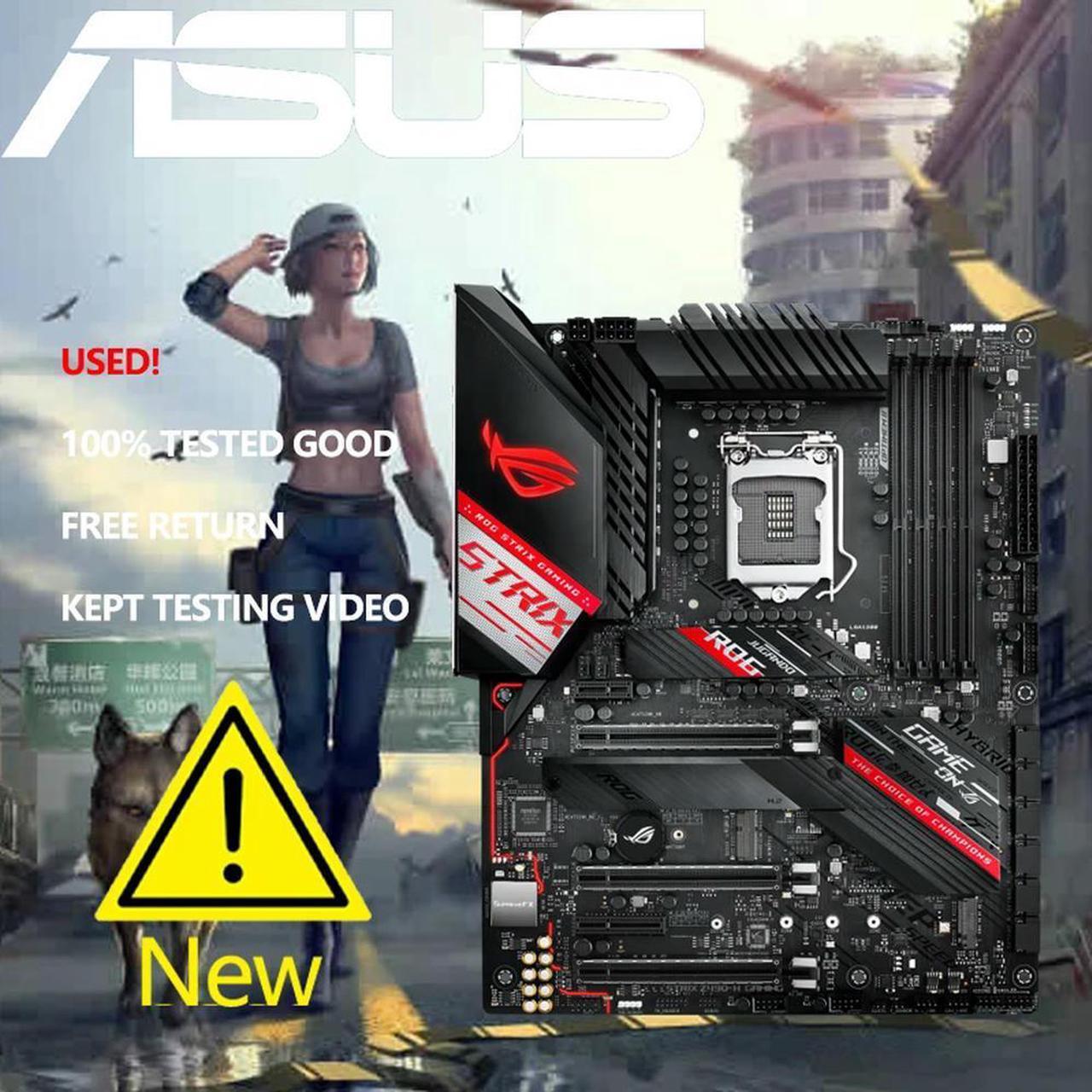 ROG STRIX Z490-H GAMING LGA 1200 Z490 SATA 6Gb/s ATX Motherboard 12+2 Power Stages, DDR4 4600, AURA Sync