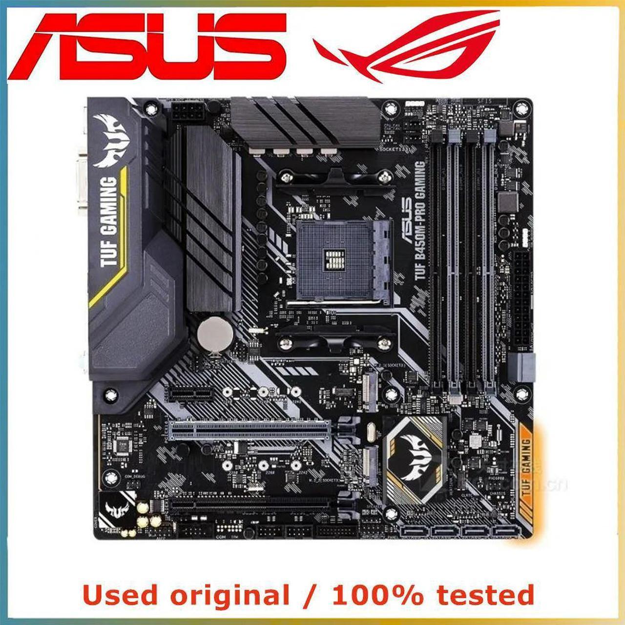 For B450 For TUF B450M-PRO GAMING Computer Motherboard AM4 DDR4 128G Desktop Mainboard  SATA III USB PCI-E 3.0 X16