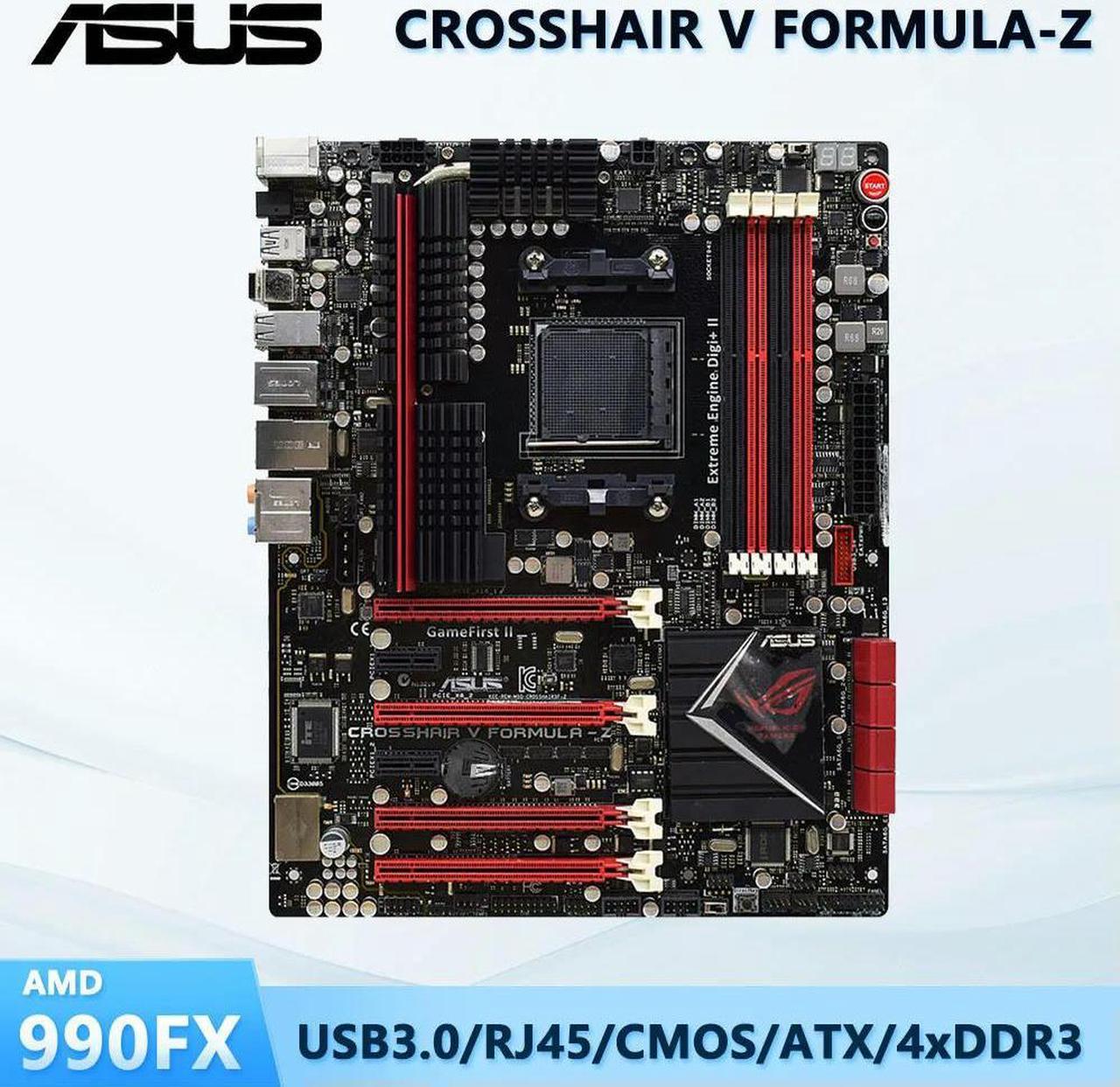 CROSSHAIR V FORMULA-Z With AM3+Socket for FX series CPU X990FX Chipset Supports 4 DDR4 RAM Slots ATX Form Factor