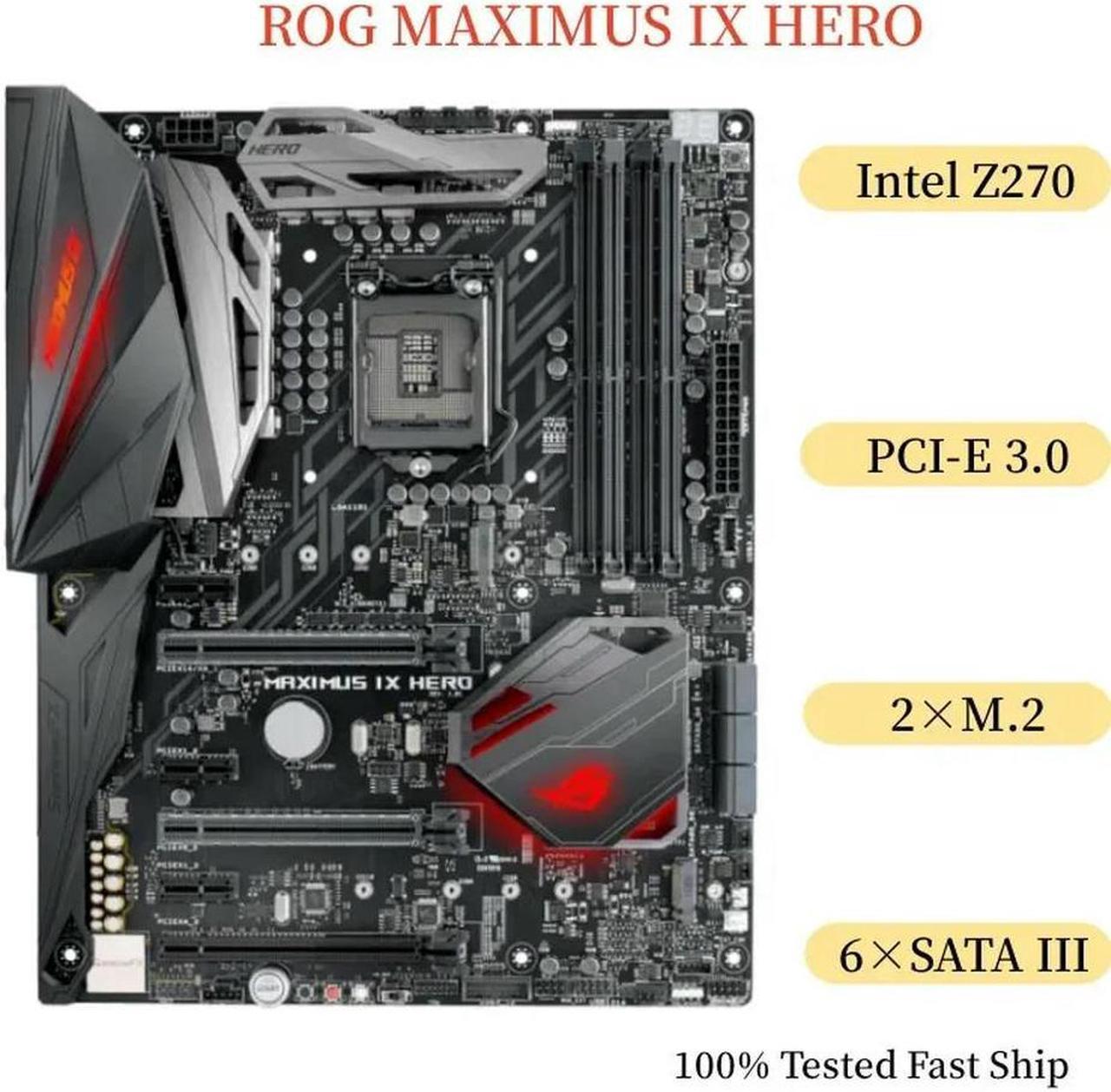 For ROG MAXIMUS IX HERO Motherboard 64GB LGA 1151 DDR4 ATX Mainboard 100% Tested Fast Ship