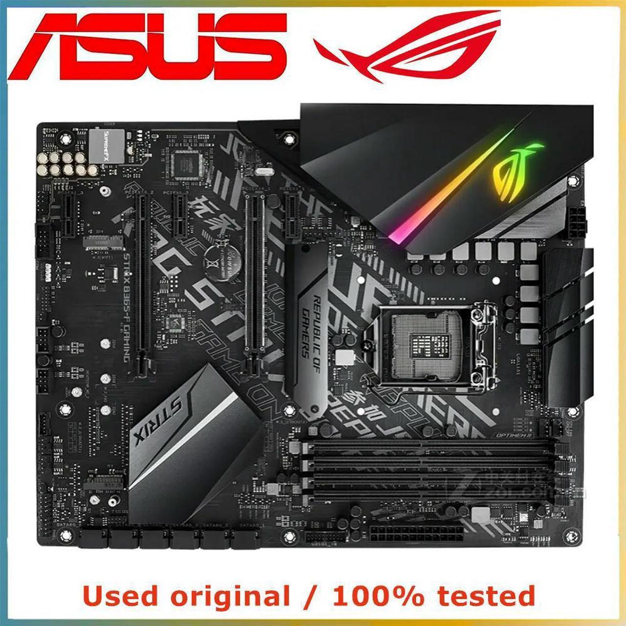 For ROG STRIX B365-F GAMING Computer Motherboard LGA 1151 DDR4 64G For B365 Desktop Mainboard SATA III PCI-E 3.0 X16