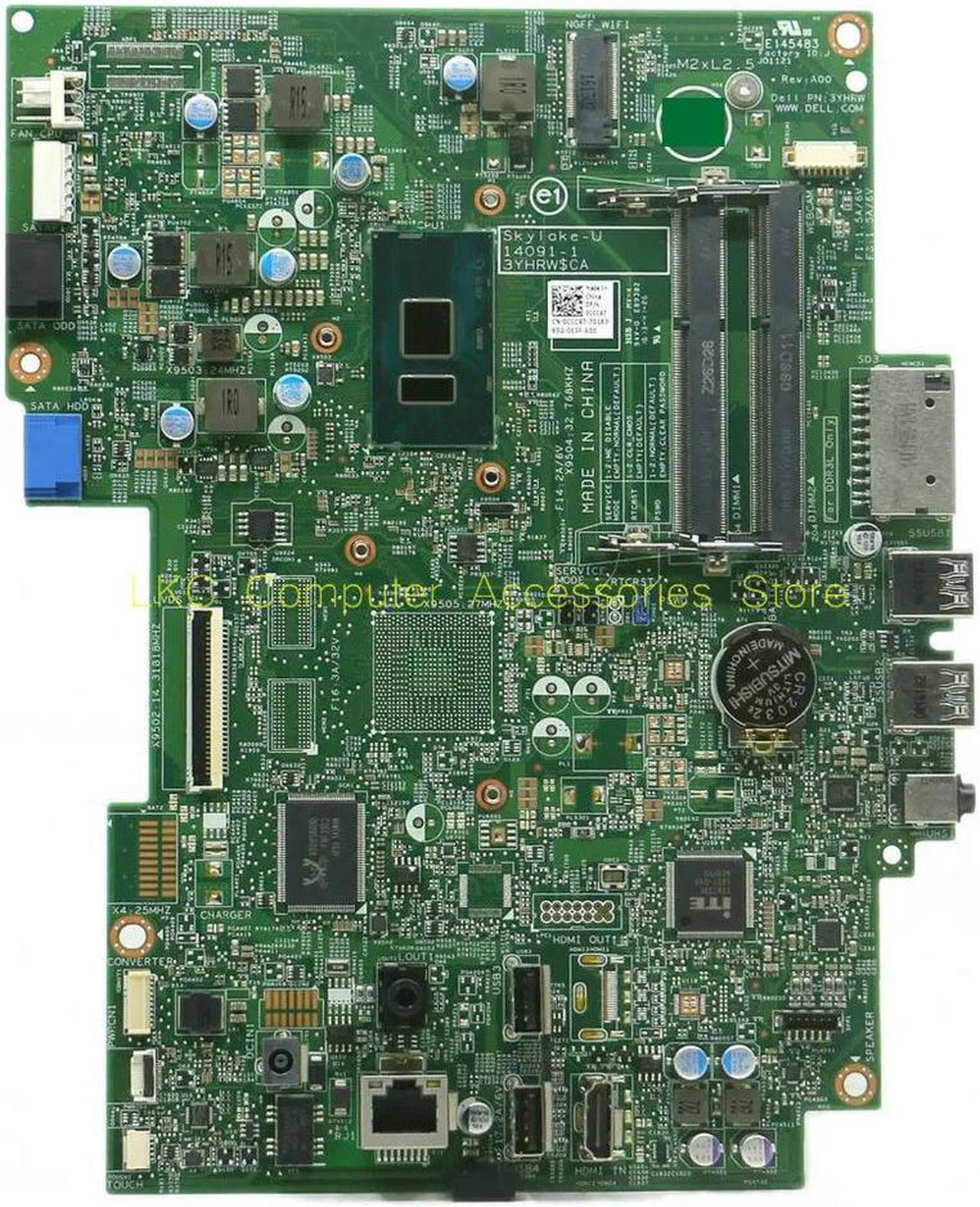 FOR Inspiron 3263 22 3263 AIO All-In-One Motherboard CCC97 0CCC97 CN-0CCC97 14091-1 3YHRW DDR3L Integrated I5-6200 CPU