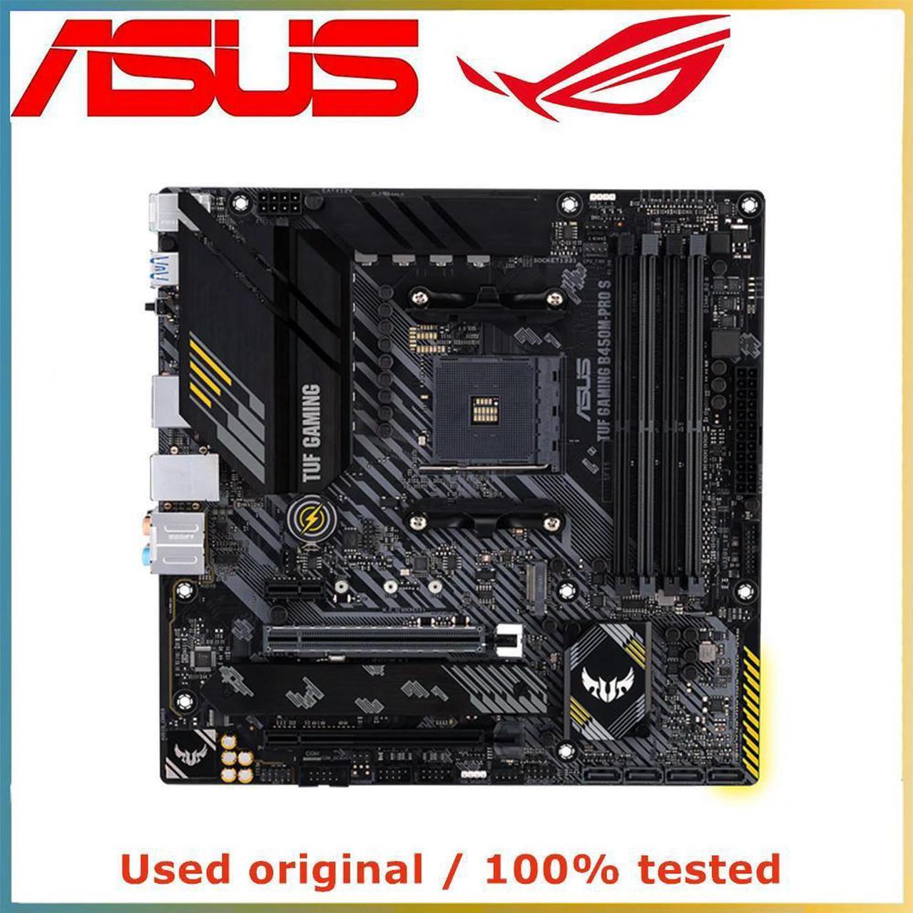 For B450 For TUF GAMING B450M-PRO S Computer Motherboard AM4 DDR4 128G Desktop Mainboard  SATA III USB PCI-E 3.0 X16