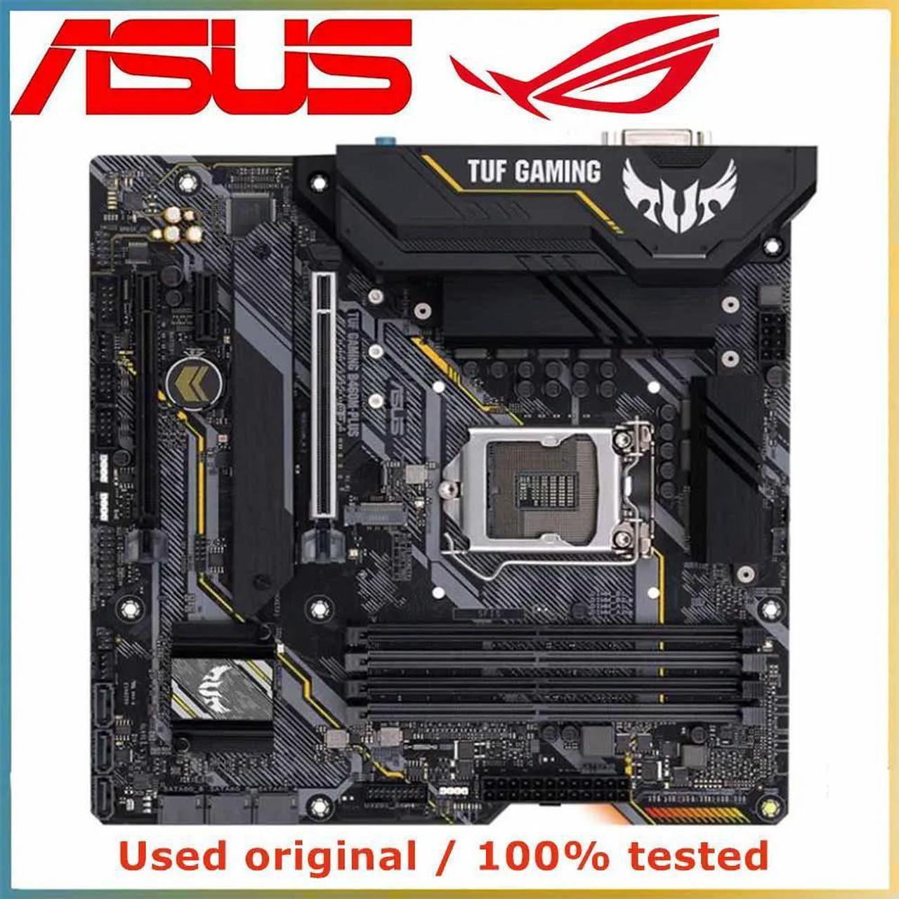 For TUF GAMING B460M-PLUS Computer Motherboard LGA 1200 DDR4 128G For B460 Desktop Mainboard M.2 NVME PCI-E 3.0 X16