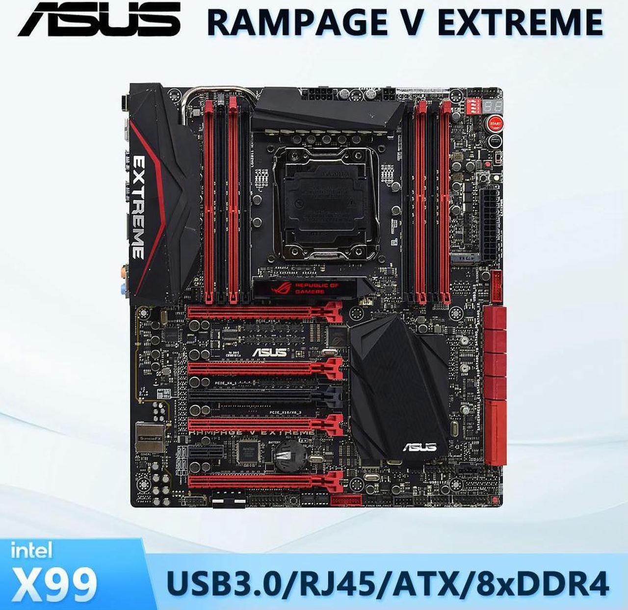 RAMPAGE V EXTREME E-ATX Motherboard 8 DDR4 RAM Slots Supports Core i7 Processors On LGA 2011-V3 Socket i7 6900K 6950X 5960X