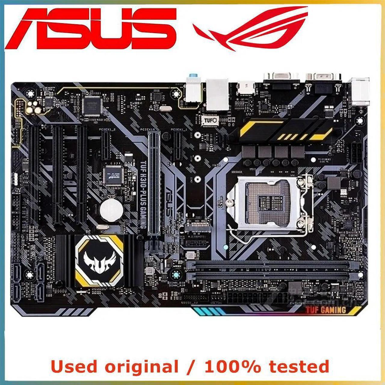 For TUF H310-PLUS GAMING Computer Motherboard LGA 1151 DDR4 32GB For H310 Desktop Mainboard PCI-E 3.0 X16