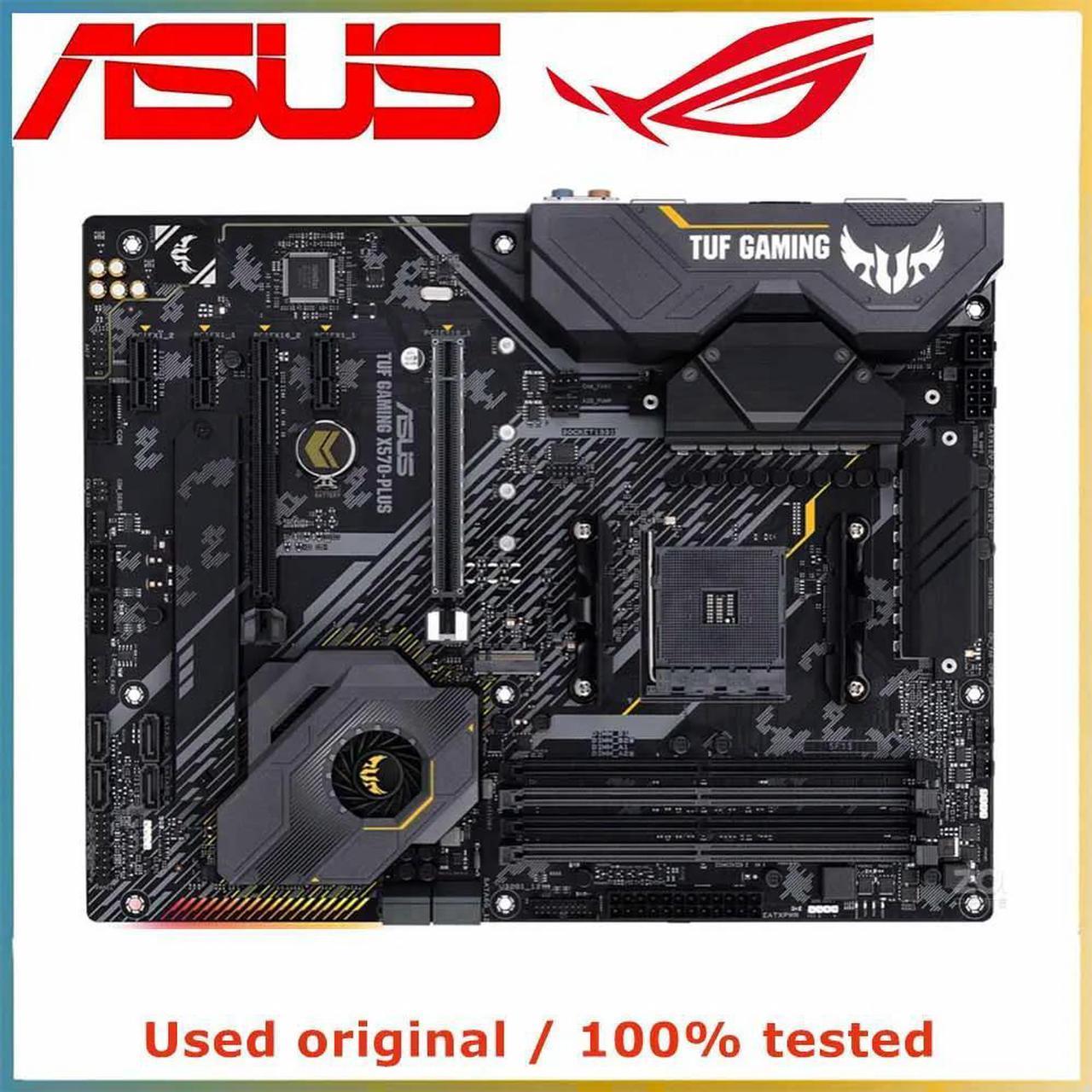 For X570 For TUF GAMING X570-PLUS Computer Motherboard AM4 DDR4 128G Desktop Mainboard M.2 NVME PCI-E 3.0 X16