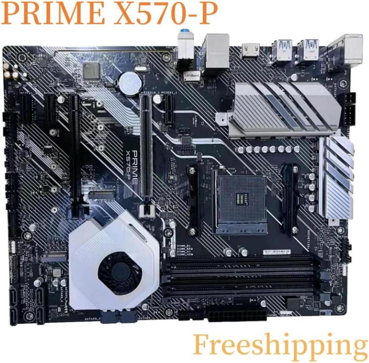 For PRIME X570-P Motherboard AM4 DDR4 Mainboard 100% Tested Fully Work