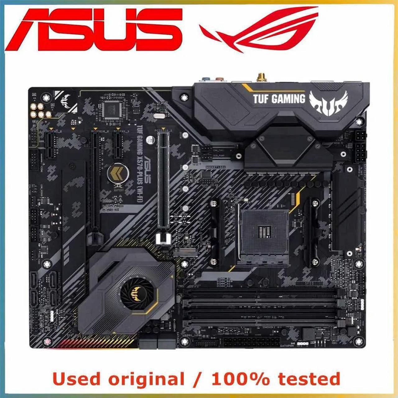 For X570 For TUF GAMING X570-PLUS (WI-FI) Computer Motherboard AM4 DDR4 128G Desktop Mainboard M.2 NVME PCI-E 3.0 X16