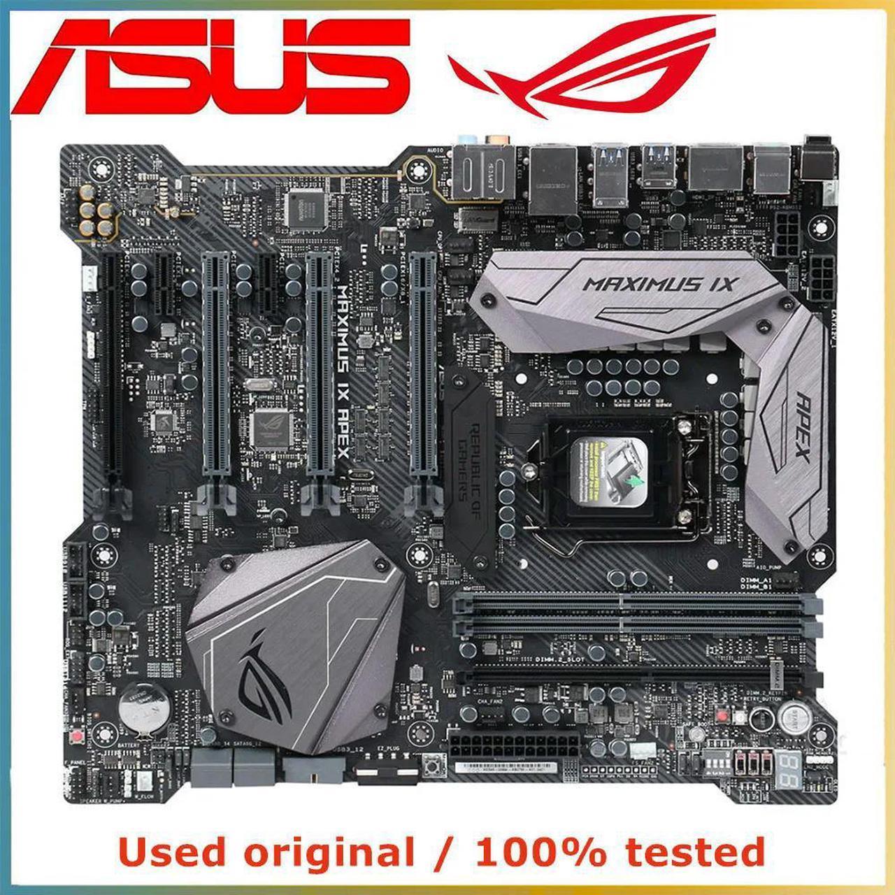 For ROG MAXIMUS IX APEX Computer Motherboard LGA 1151 DDR4 64GB For Z270 Desktop Mainboard M.2 NVME PCI-E 3.0 X16