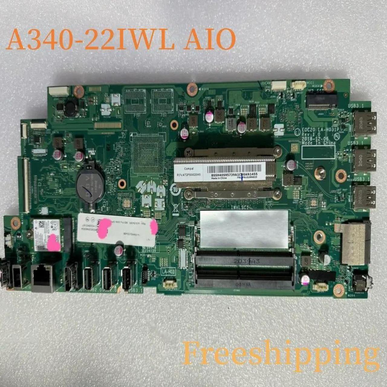 LA-H031P For  A340-22IWL AIO Motherboard With i3-10110U Mainboard 100% Tested Fully Work