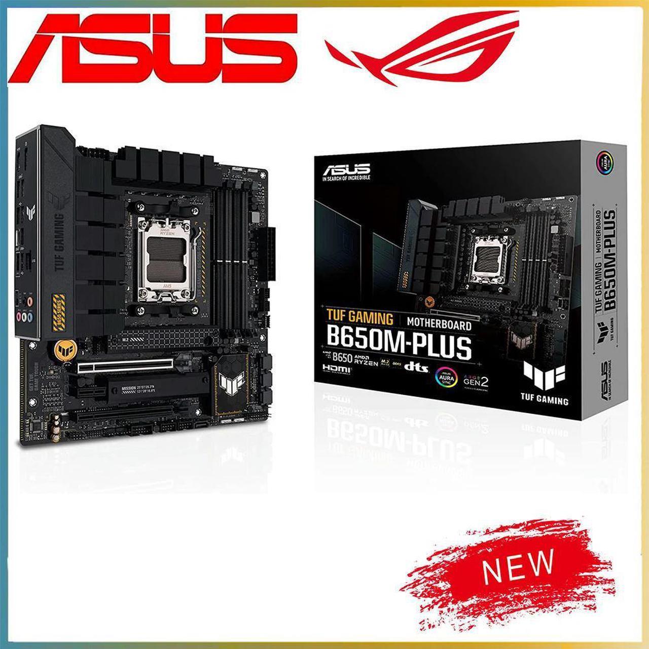 B650 Motherboard For TUF GAMING B650M-PLUS DDR5 128G Socket AM5 for Ryzen 7000 Series PCIe 5 Mainboard