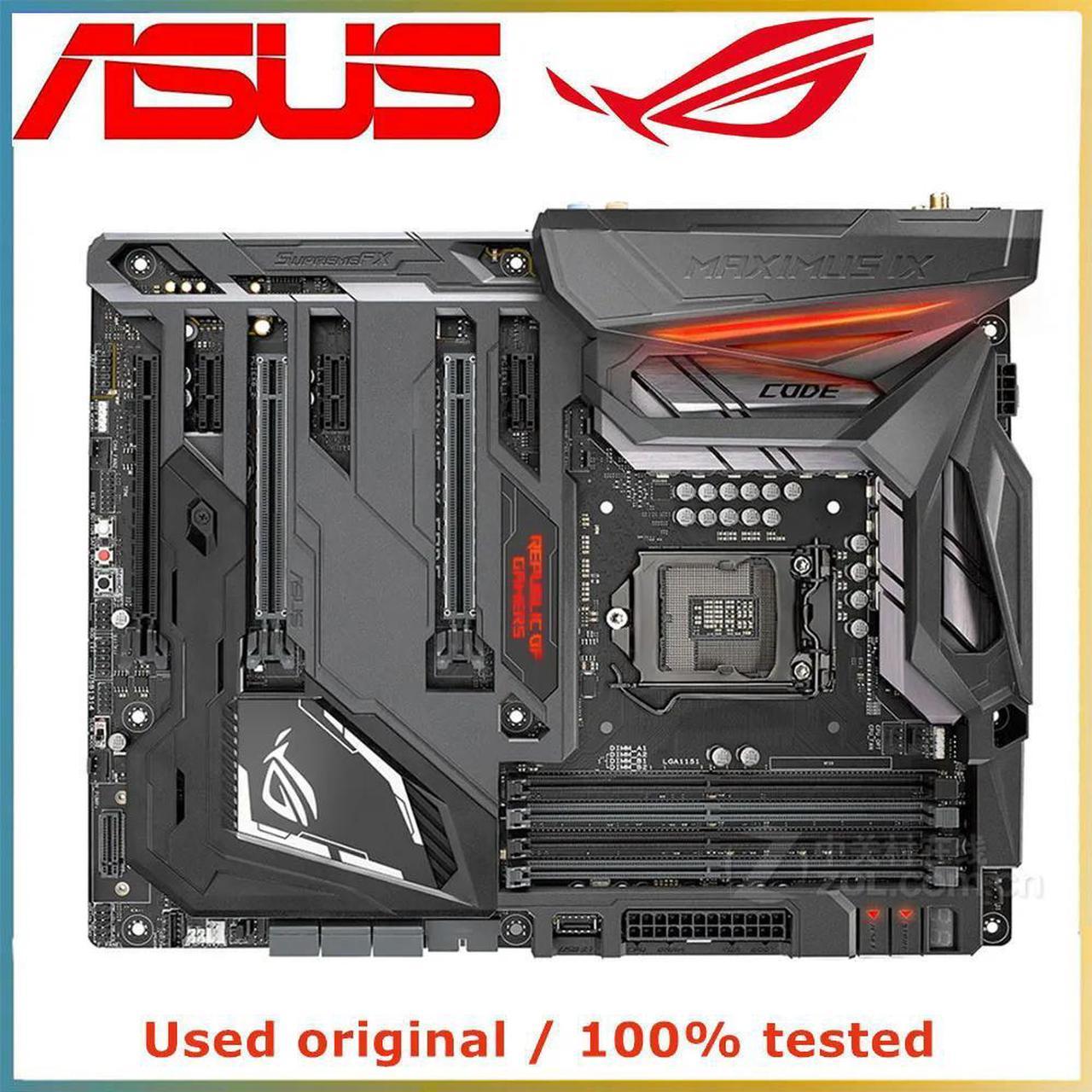 For ROG MAXIMUS IX CODE Computer Motherboard LGA 1151 DDR4 64GB For Z270 Desktop Mainboard M.2 NVME PCI-E 3.0 X16