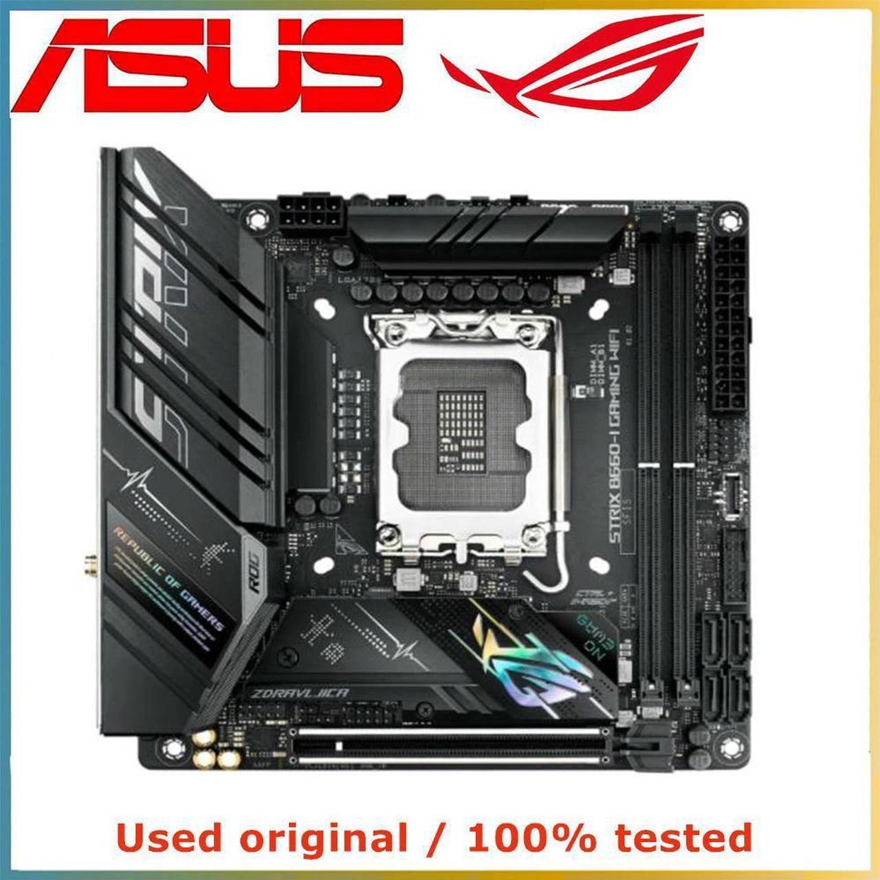 For B660 B660i ROG STRIX B660-I GAMING WIFI MINI Computer Motherboard LGA 1700 DDR5 64G Desktop Mainboard PCI-E X16