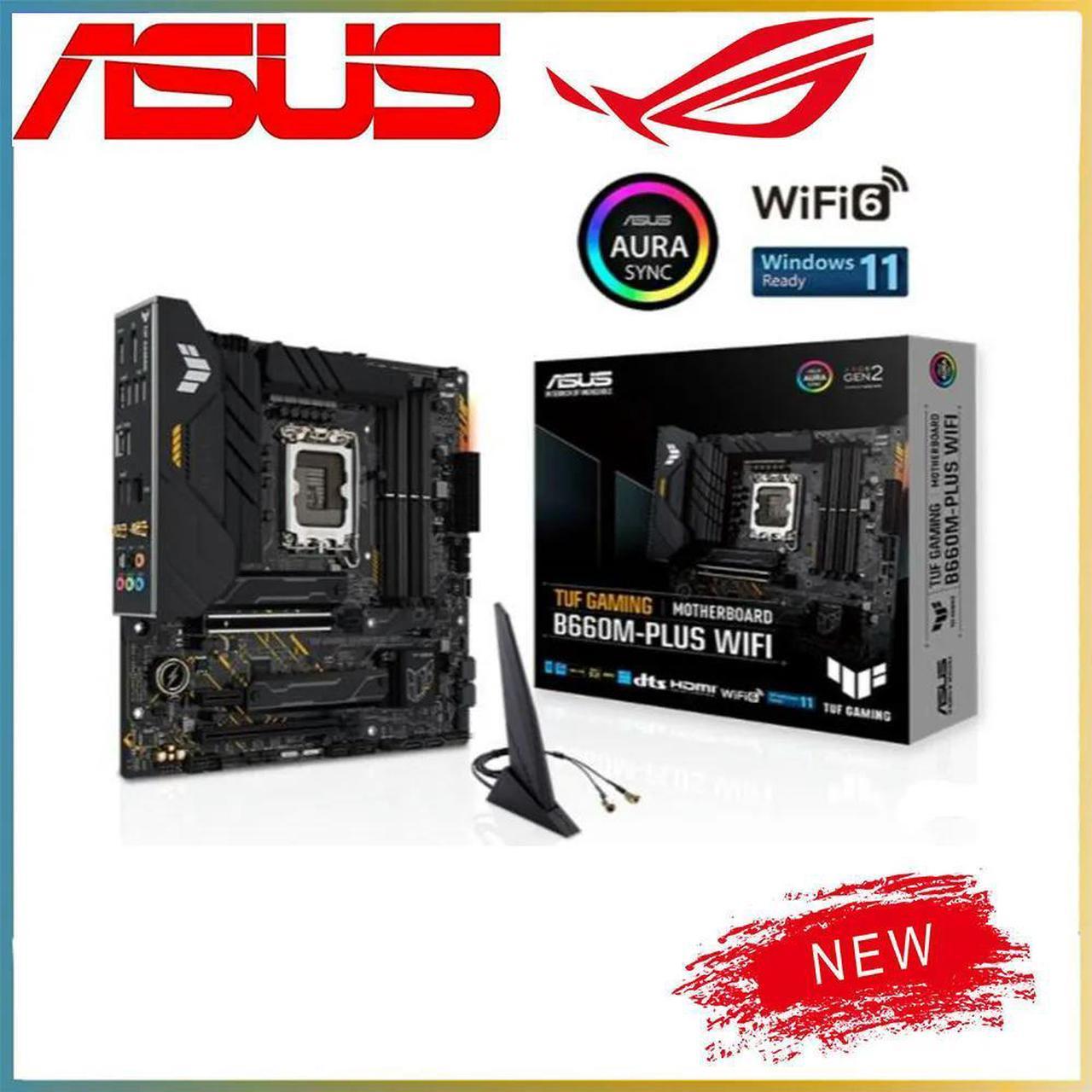 For B660 LGA 1700 CPU For TUF GAMING B660M-PLUS WIFI DDR5 Motherboard Computer Socket LGA1700 Desktop Mainboard