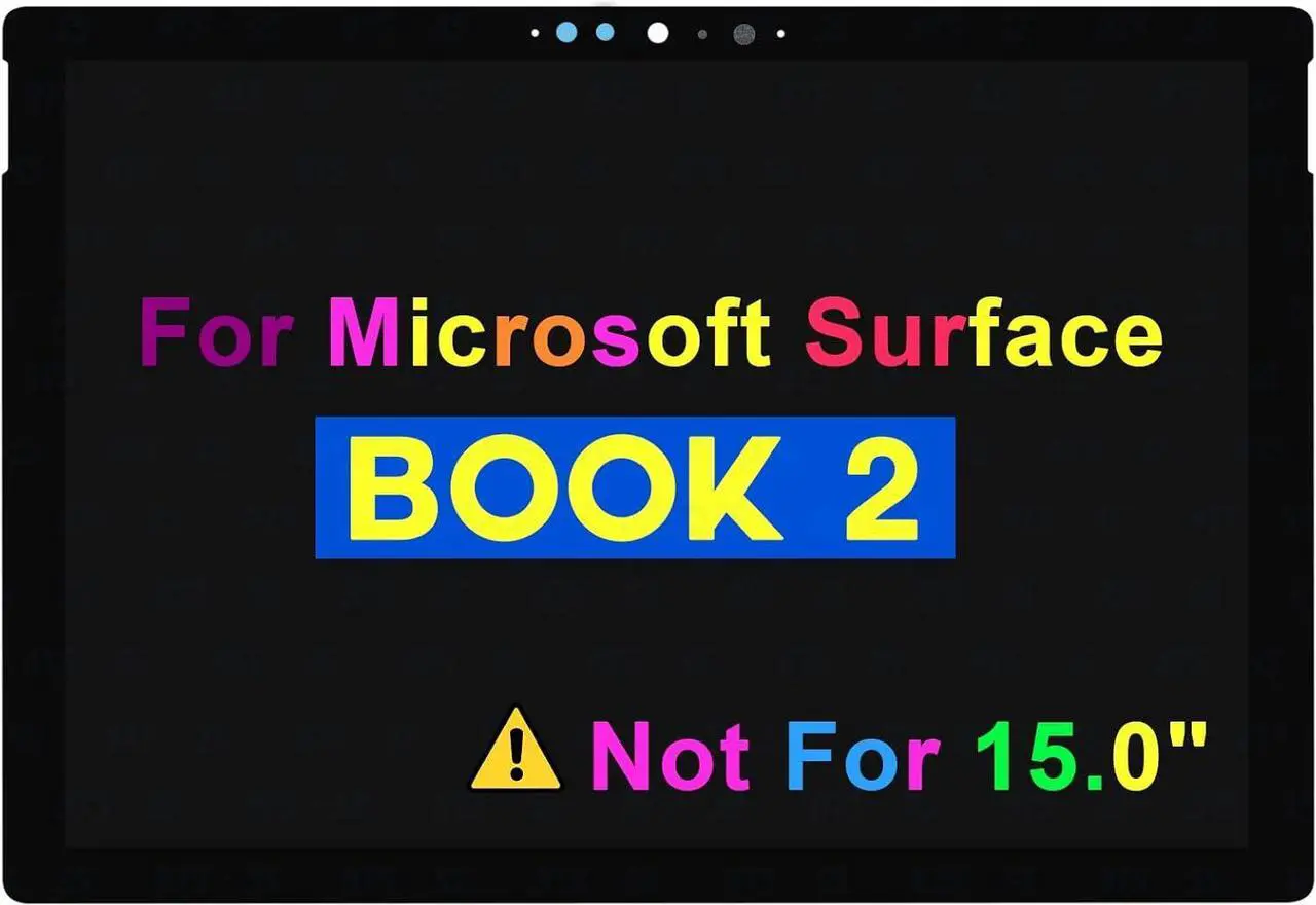 Main image of NUOLAISUN 13.5" Screen Replacement for Microsoft Surface Book 2 1803 1806 1832 1834 1835 IPS 3000x2000 LCD Touch Display Panel Digitizer Assembly(Not for 15.0")