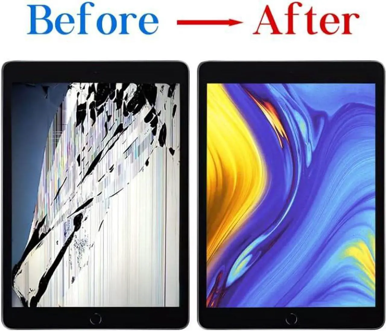 Alt view image 5 of 7 - NUOLAISUN LCD Screen Replacement for iPad Pro 12.9" 5th 6th Gen Generation 2021 2022 A2379 A2461 A2436 A2764 A2437 Display LCD Assembly Glass Touch Digitizer Premium Repair Kit (Black)