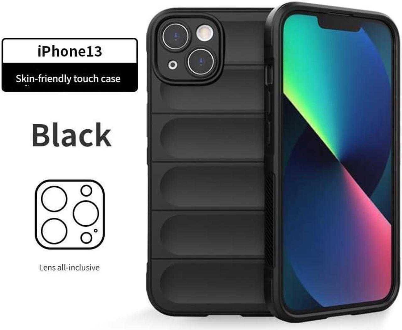 Jeukidi iPhone 11 Case, Drop Protection, Ergonomic Design Silky soft Protective Cover All Inclusive, Non-Slip Bumper Slim iPhone Case Black iPhone 11