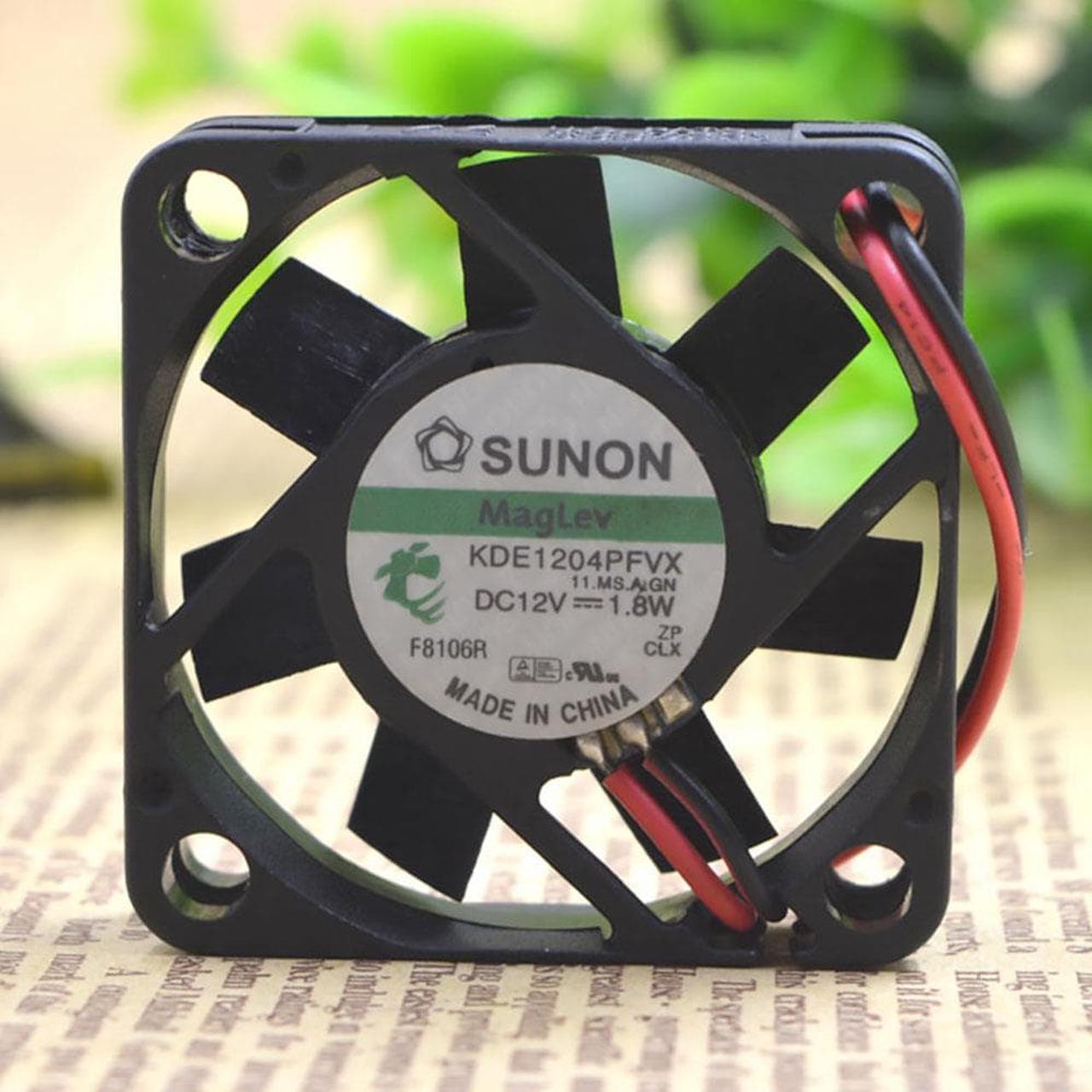 For SUNON KDE1204PFVX 11.MS.AF.GN DC 12V 1.8W 2-wire 2-pin connector 60mm 40X40X10mm Server Cooling Square fan