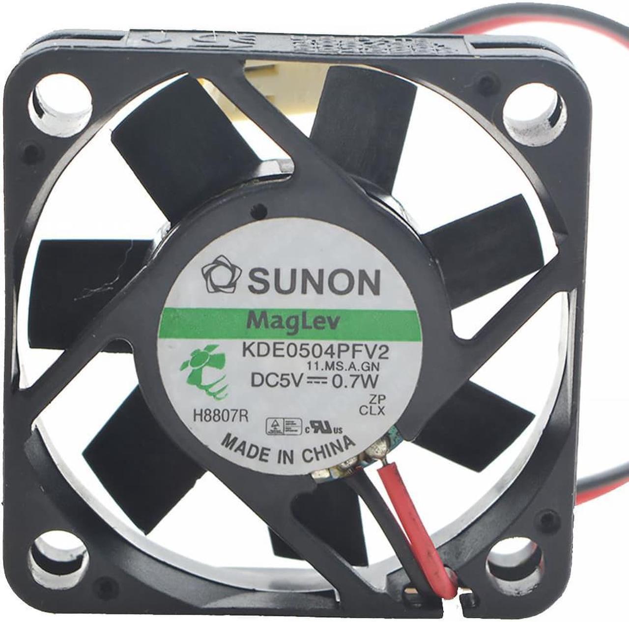 2 Pcs For Sunon KDE0504PFV2 Maglev Vapo DC 5V Fan 4CM 4010 40x40x10MM 0.7W Cooling Fans CPU