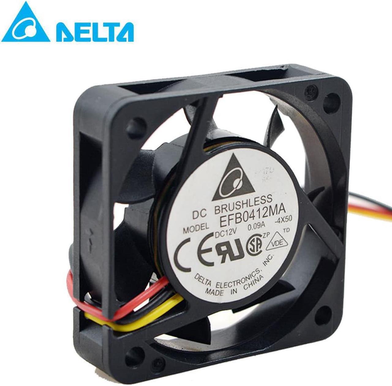 For Delta  EFB0412MA 4010 12V 0.09A 4CM Double ball bearing cooling fan 40X40X10MM