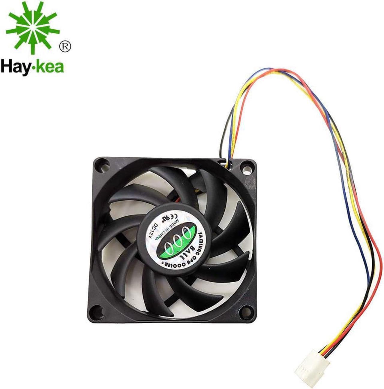 7015 70mm x 70mm x 15mm DC Brushless PWM Cooler Cooling Fan 12V 0.3A 4Wire 4Pin Connector