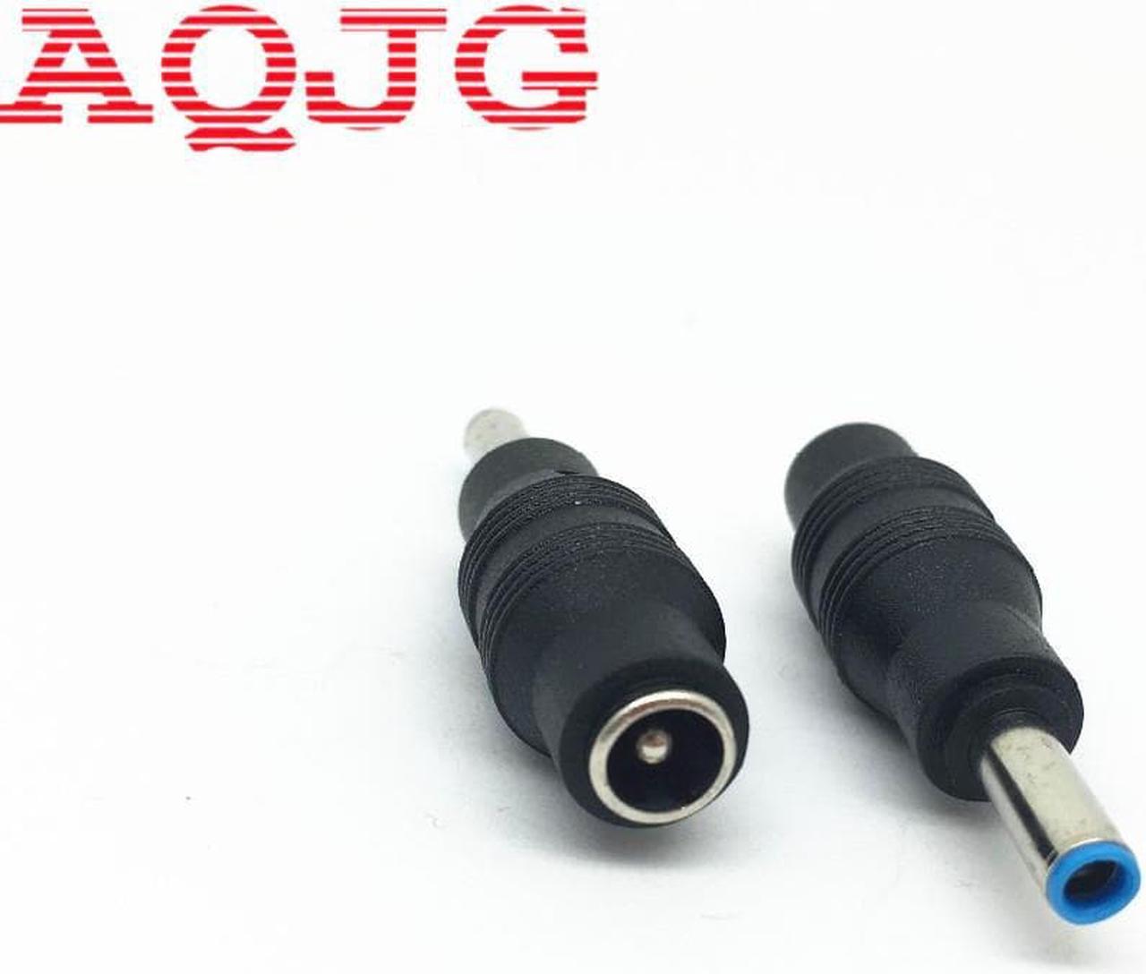 DC Jack 5.5*2.5 mm ( Compatible 5.5*2.1 mm ) Female to 4.5*3.0 mm DC Connector Terminals with needle For ASUS Laptops Adapter