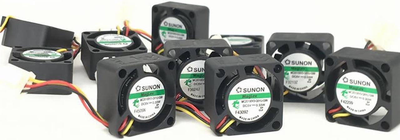 For SUNON 2cm 20mm Mini fan MC20100V3-Q01U-G99 DC 5V 0.33W 20*20*10MM cooling fan 3PIN