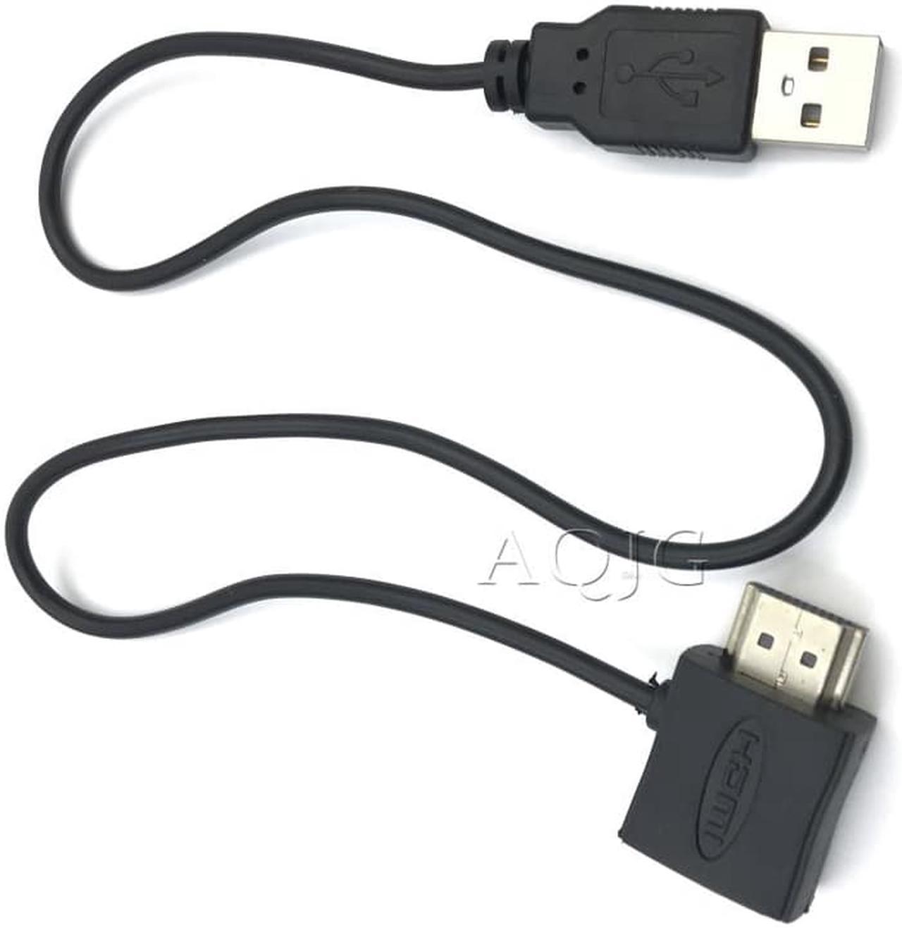 USB 2.0 HDMI Male To Female Adapter Extender Power Supply Connector Cable for 1080P HDTV Male Cable 50cm