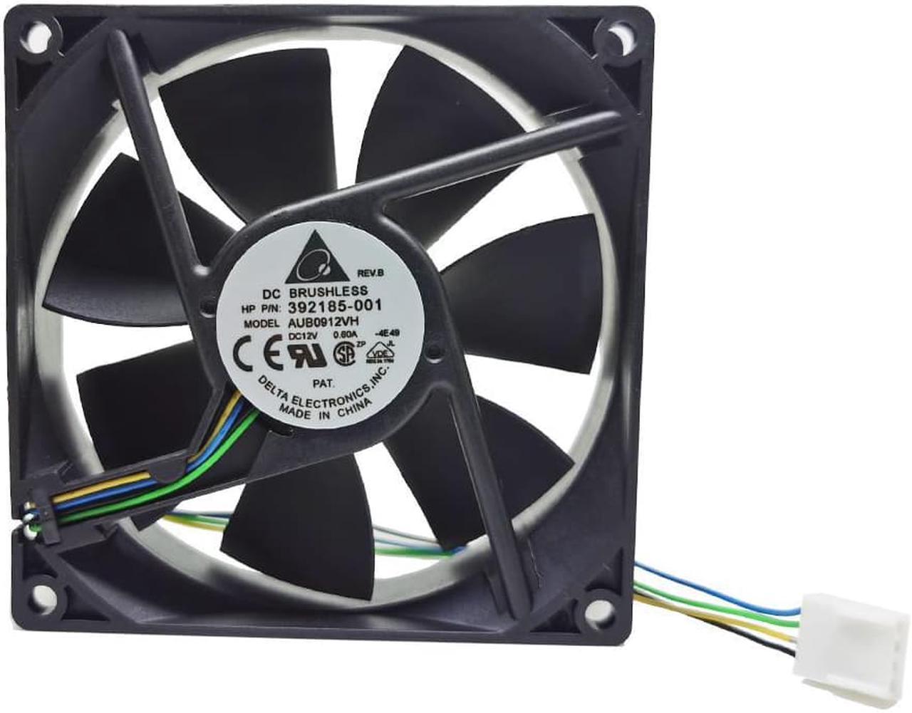 for delta AFB0912VH = AUB0912VH 9cm 90mm 90*90*25MM 9225 DC 12V 0.60A 4-pin pwm computer cpu cooling fans