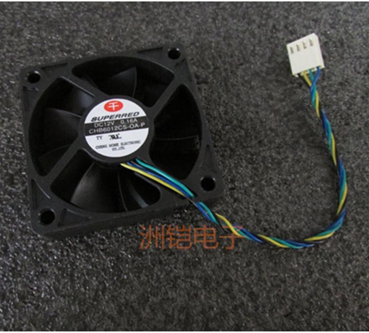 DC 12V 0.16A CHB6012CS-OA-P 4Wires PMW 6015 6CM Fan 60x60x15MM