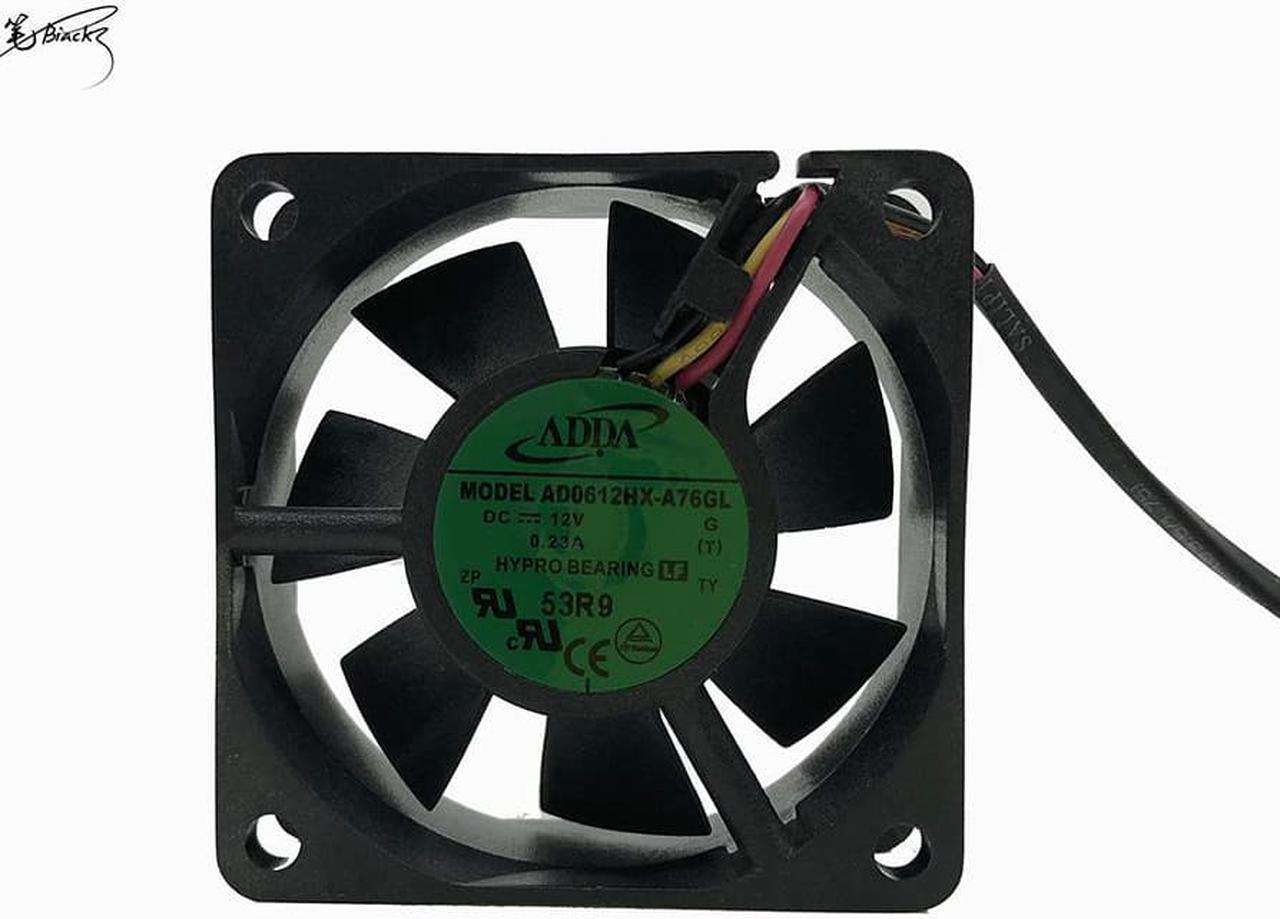 ADDA 6cm 6025  AD0612HX-A76GL76  12V 0.23a power supply chassis fan