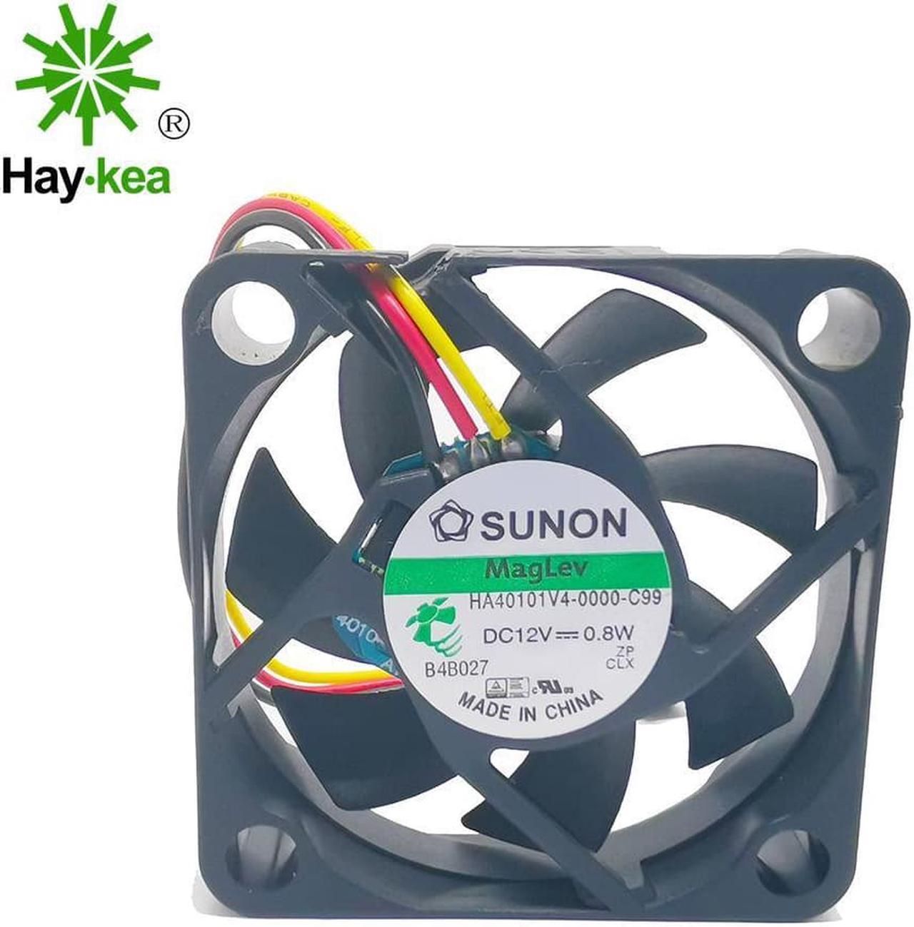 Sunon Cooling fan HA40101V4-0000-c99 4010 40MM 4CM 40*40*10 12V 0.8W 0.06A 3pin Support velocimetry