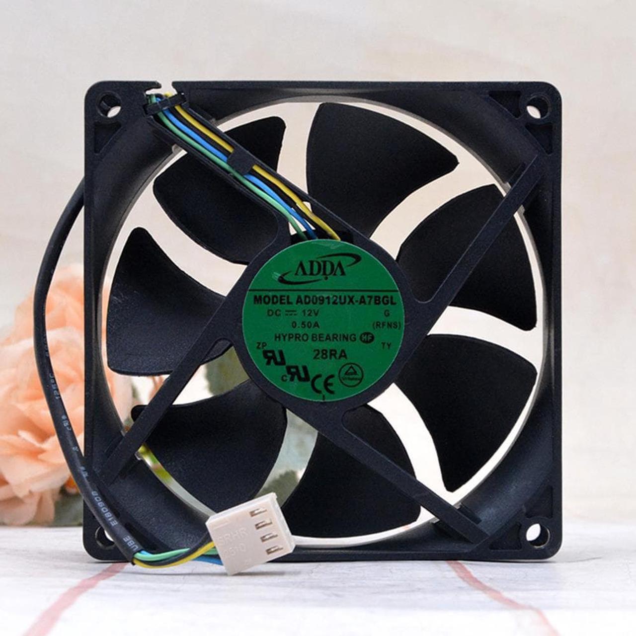 FOR ADDA AD0912UX-A7BGL 92mm 90mm PWM 12V FAN  9225 3900RPM 50CFM CPU cooling fan