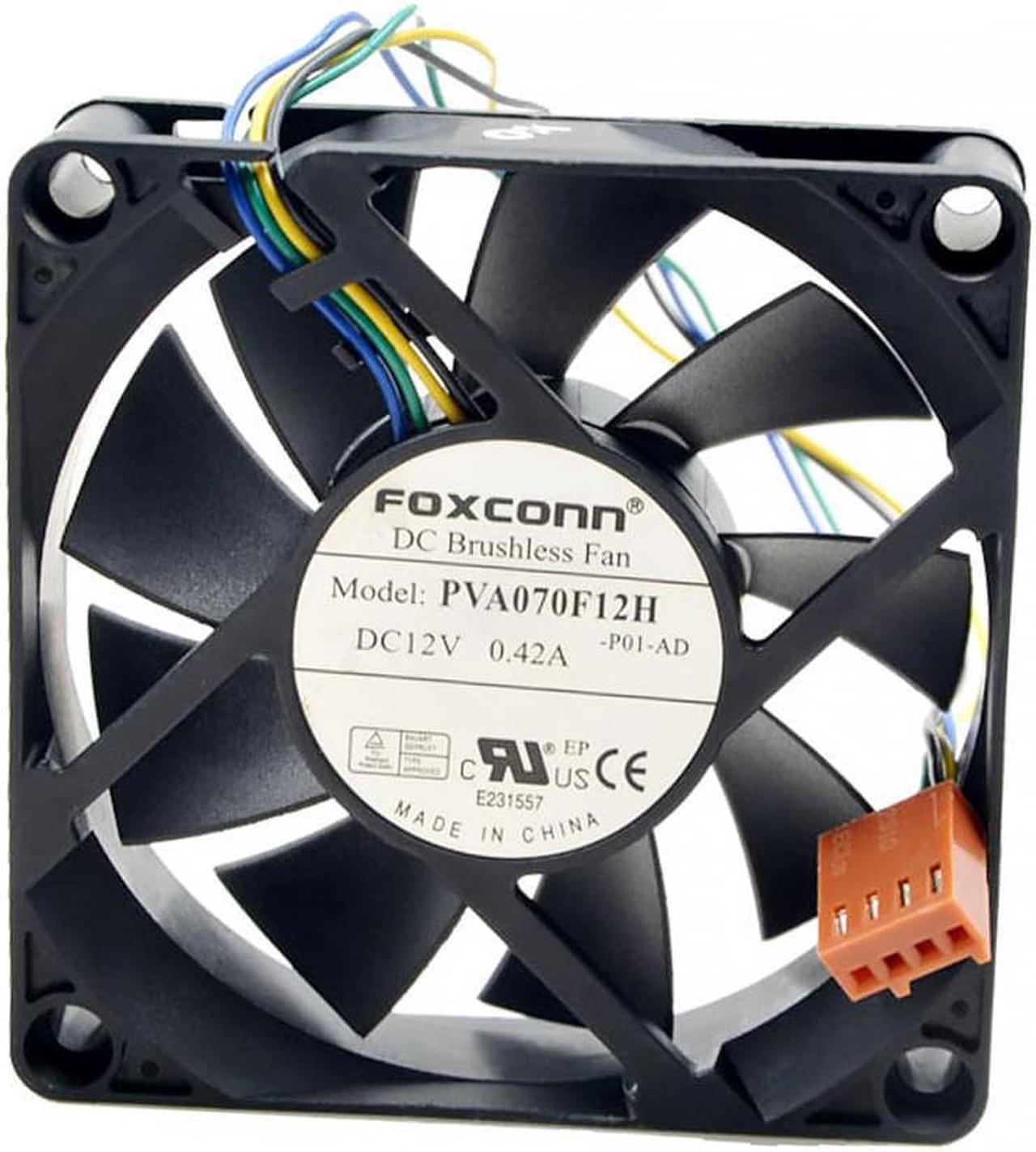 For Emacro For Foxconn PVA070F12H -M01-AB DC 12V 0.42A 4-wire 70x70x20mm Server Cooling Fan