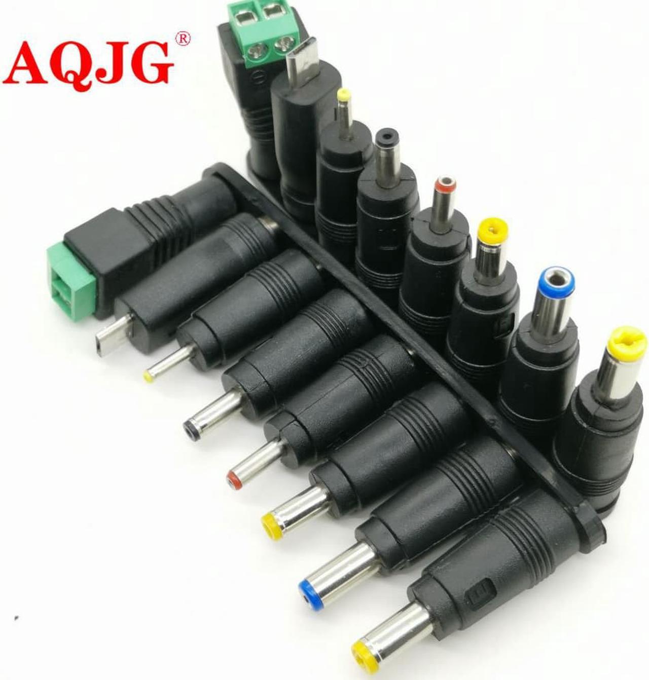 8pcs/Set 5.5x2.1mm Universal Male Jack connector For DC Plugs AC Power Adapter Computer Cables Connectors Notebook Laptop