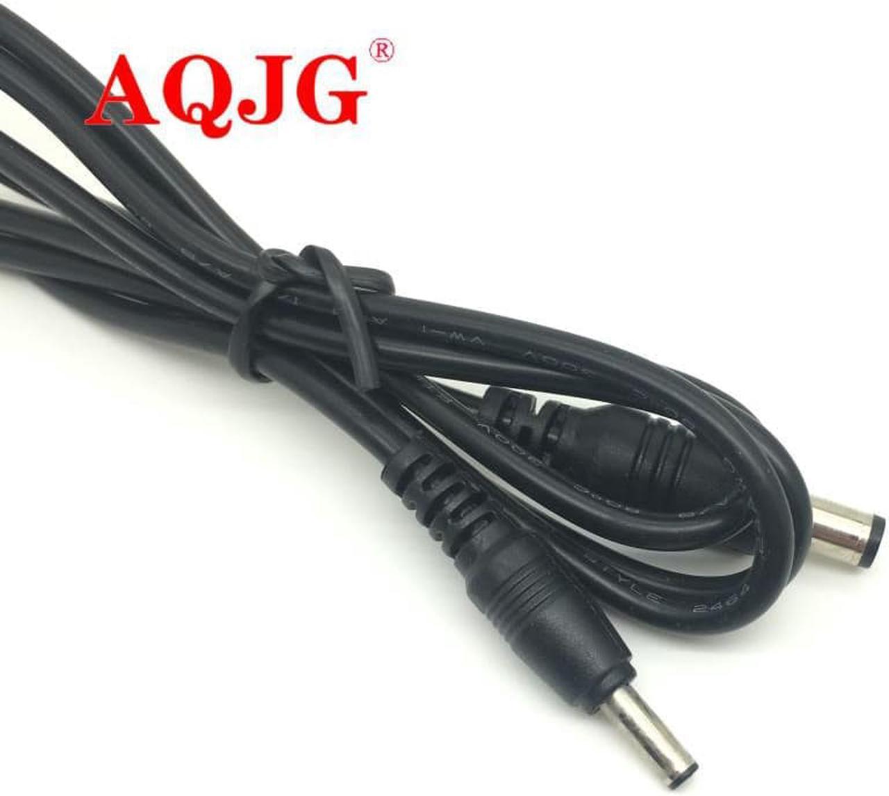 1pcs DC power cable 5.5 x 2.1mm male to 3.5 x 1.35mm male Wire 5.5*2.1 to 3.5*1.35mm adapter cable Power cable