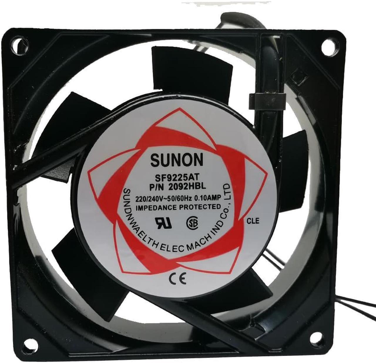 9225 ball 9cm fan sf9225at2092hbl cooling fan 220V axial flow 92*92*25mm