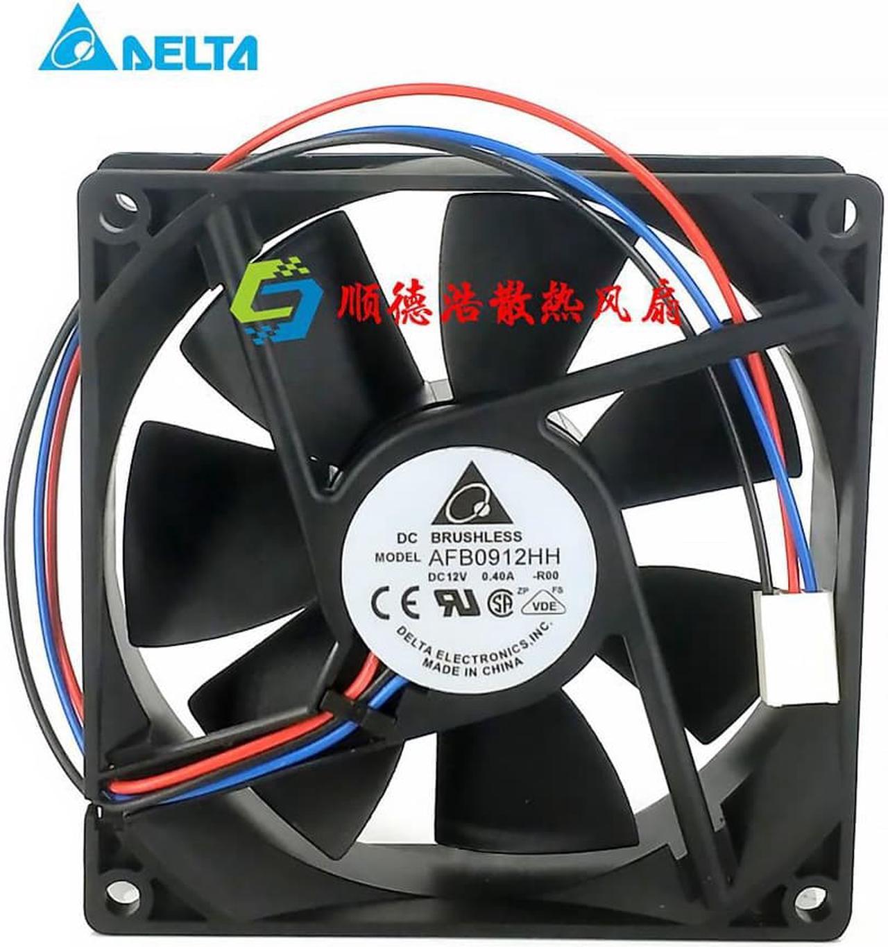 for delta AFB0912HH 92*92*25MM 90x90x25mm DC12V 0.40A case Cooling Fan 67.92CFM 4500RPM