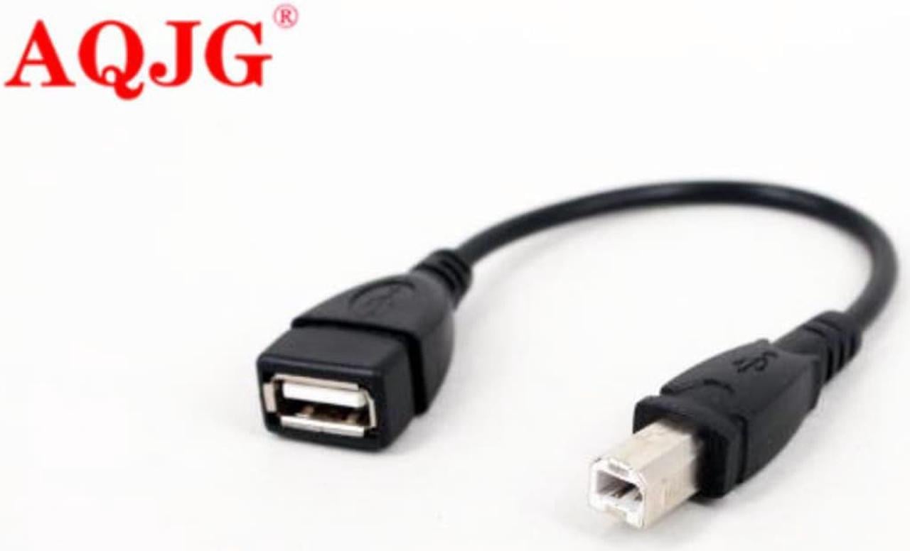 Mini Portable USB 2.0 A Female to B Male Adapter Connector AF to BM Converter for Printer Plug And Play