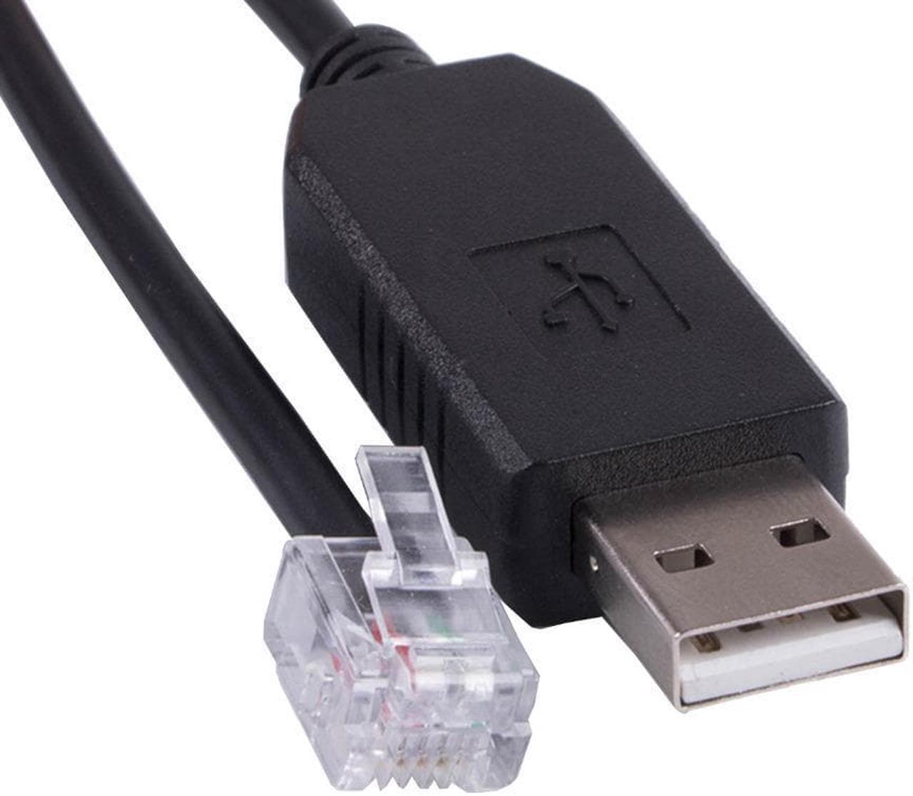 FTDI USB TTL RJ11 6P4C Cable For Iskra ME382 EN MT382 P1 Port Dutch Smart Meter Slimme Cable 6ft