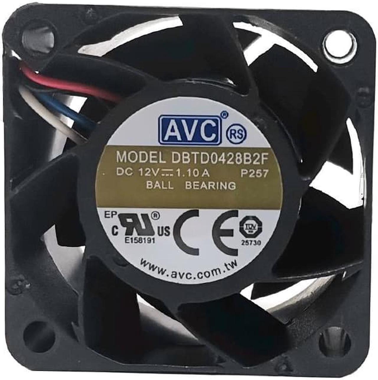 AVC DBTD0428B2F 4028 PWM 12V 1.1A 22000rpm Server fan 4cm 40mm*40mm*28mm